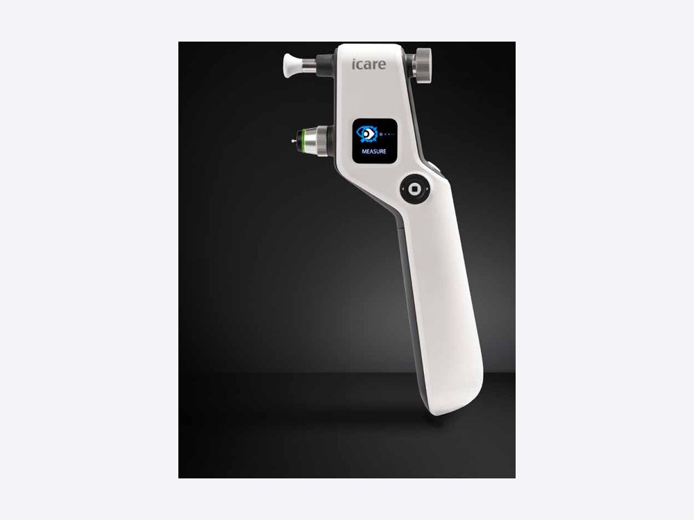 iCare rebound tonometer for intraocular pressure measurement